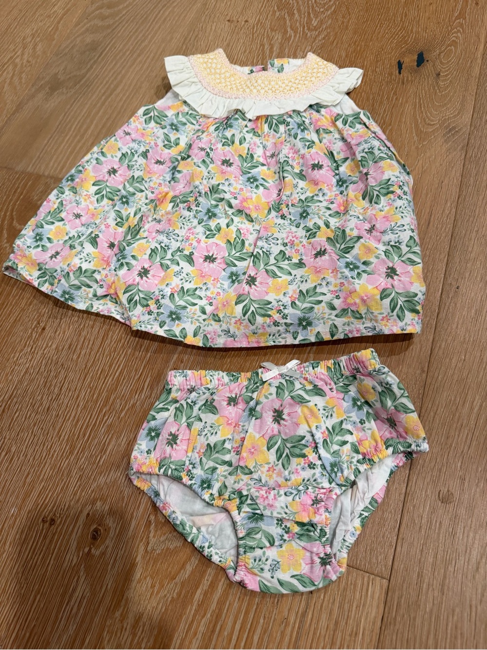 Joie Floral Dress and Bloomer Set